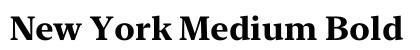 New York Medium Bold Preview