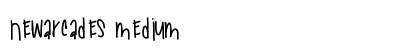NewArcades Medium font free download
