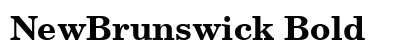 NewBrunswick Bold font free download