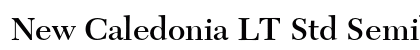 New Caledonia LT Std Semibold Preview