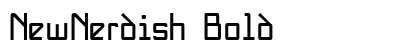 NewNerdish Bold font free download