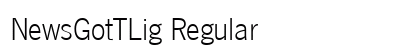 NewsGotTLig Regular Font Preview