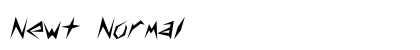 Newt Normal font free download