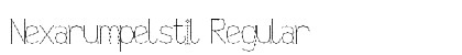Nexarumpelstil Regular Font Preview