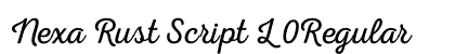 Nexa Rust Script L 0Regular preview