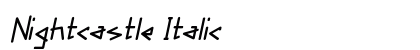 Nightcastle Italic Preview