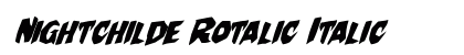 Nightchilde Rotalic Italic