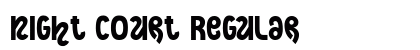 Night Court Regular Font Preview