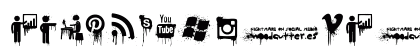 nightmare on Social Media Regular Font Preview
