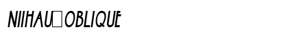 Niihau Oblique font free download