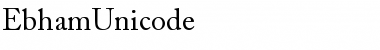 Ebham Unicode Regular Font