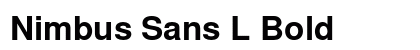 Nimbus Sans L Bold Preview