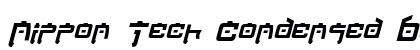 Nippon Tech Condensed Bold Italic Preview