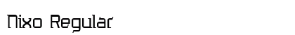 Nixo Regular Preview