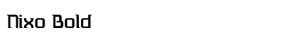 Nixo Bold Preview