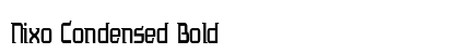 Nixo Condensed Bold Preview
