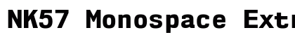 NK57 Monospace ExtraBold Preview