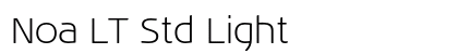 Noa LT Std Light font free download