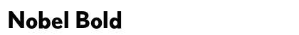 Nobel Bold font free download
