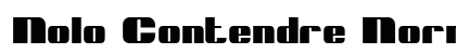 Nolo Contendre Normal font free download