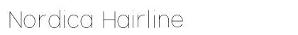 Nordica Hairline Preview