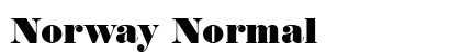 Norway Normal font free download