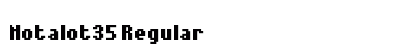 Notalot35 Regular font free download