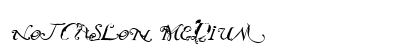 NotCaslon Medium Font Preview