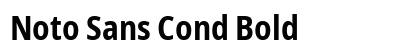 Noto Sans Cond Bold font free download