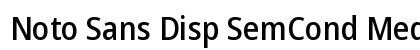 Noto Sans Disp SemCond Med Regular font free download