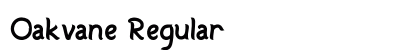 Oakvane Regular font free download
