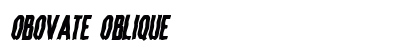 Obovate Oblique font free download