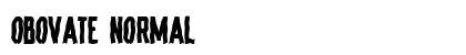 Obovate Normal font free download