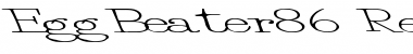 EggBeater86 Font