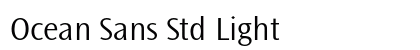 Ocean Sans Std Light font free download