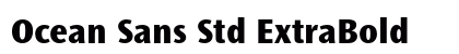 Ocean Sans Std ExtraBold font free download