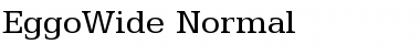 EggoWide Normal Font