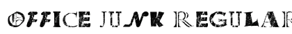 Office Junk Regular font free download