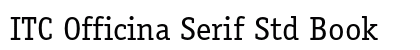 ITC Officina Serif Std Book font free download
