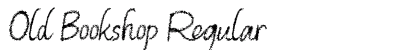 Old Bookshop Regular Font Preview