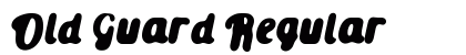 Old Guard Regular font free download