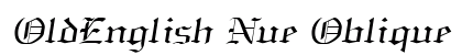 OldEnglish Nue Oblique font free download