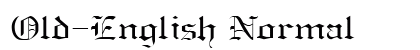 Old-English Normal font free download