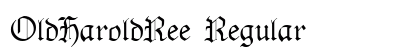 OldHaroldRee Regular Preview