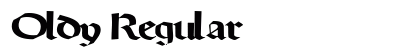 Oldy Regular font free download