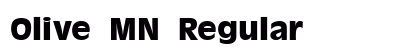 Olive MN Regular font free download