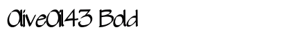 OliveOil43 Bold Preview