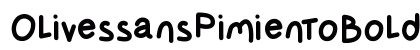 OlivessansPimientoBold Bold