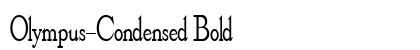 Olympus-Condensed Bold Preview