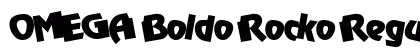 OMEGA Boldo Rocko Regular Font Preview